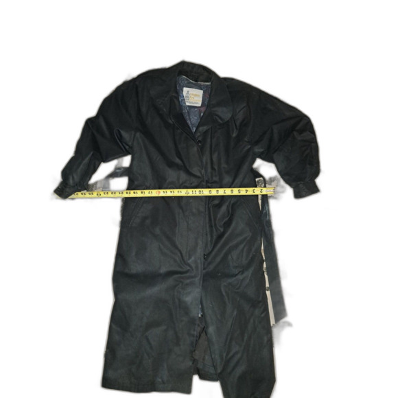 SALE!! Beautiful 6 Petite London Fog 3/4 sleeve Zip out lining Black-Rose Lining - Picture 6 of 10